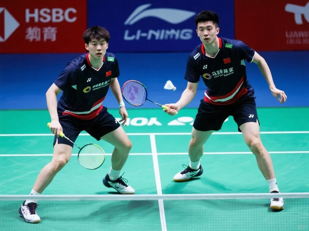 陈柏阳／刘毅惜败谢定峰／苏伟译，勇夺羽毛球亚锦赛男双亚军